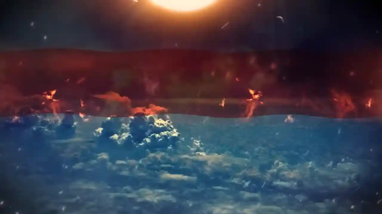 Neptune facts for kids image showing icy giant planet