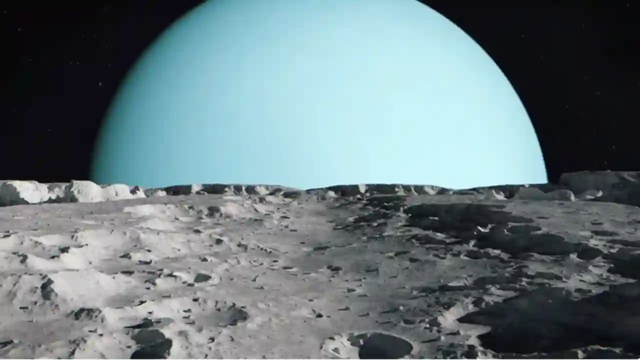 Interior structure of Uranus with icy layers of water, ammonia, and methane